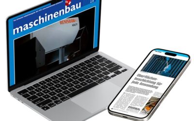 DEMA in der Februar Ausgabe von Maschinenbau Schweiz